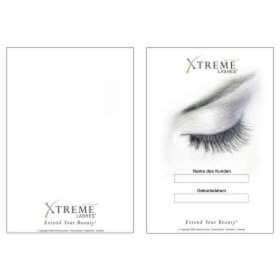 Kundendatenblatt & Einverständniserklärung Sicher Dich bei Deinen Kunden ab und lasse Dir dokumnetieren das Siei richtig aufgeklärt hast Xtreme Lashes