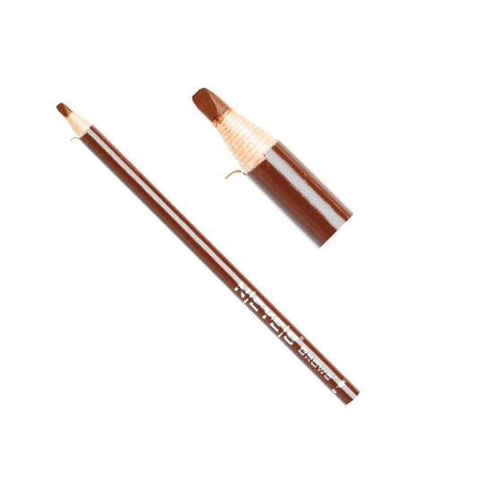 Brow-Me-Stift-Hellbraun_Neyes Papierumwickelter Stift mit einer Mine zum flachen anspitzen für feine Härrchen Zeichnung