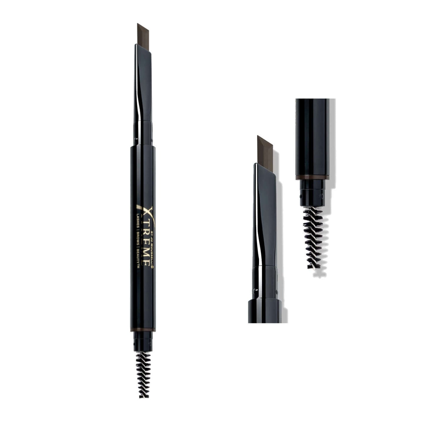 Augenbrauenstift beide Seite offen mit Mascarabürtschen ,Anspitzer und dreickiger mine Xtreme Lashes