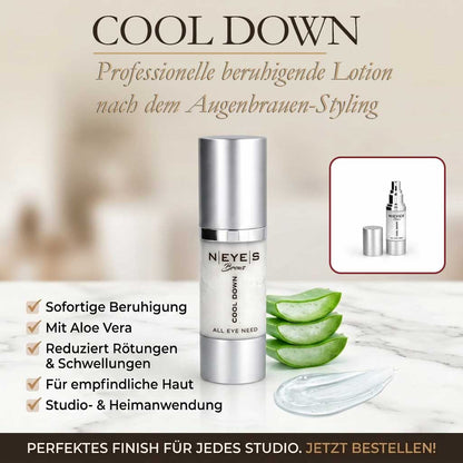 Professionelle beruhigende Lotion nach der Augenbrauen-Styling