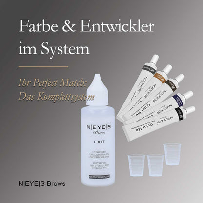 Farbe & Entwickler im System – für präzise Ergebnisse, auf die Verlass ist.