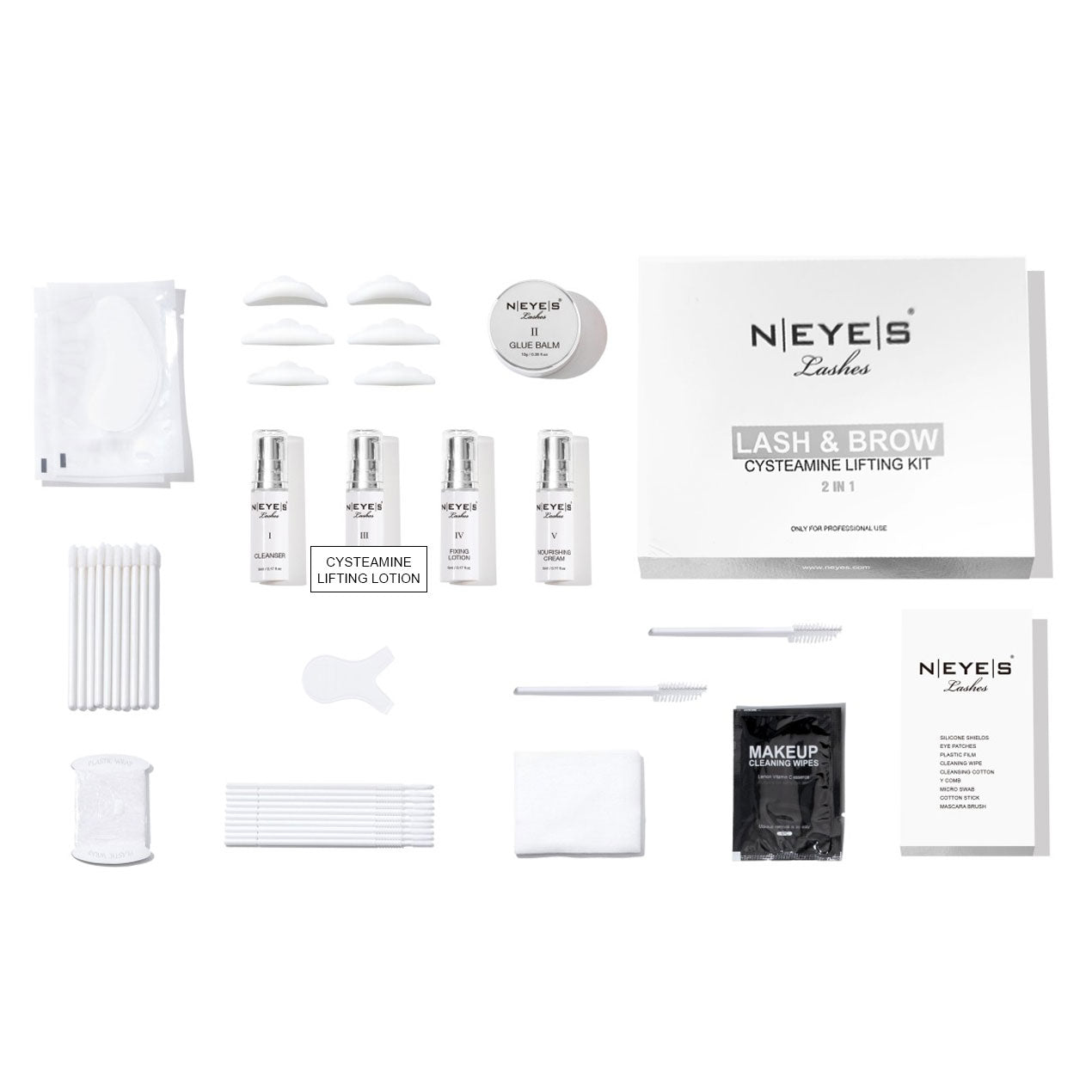 „ Lash & Brow Lifting Starterbox Cysteamine Basis – pH-neutrale Formeln“