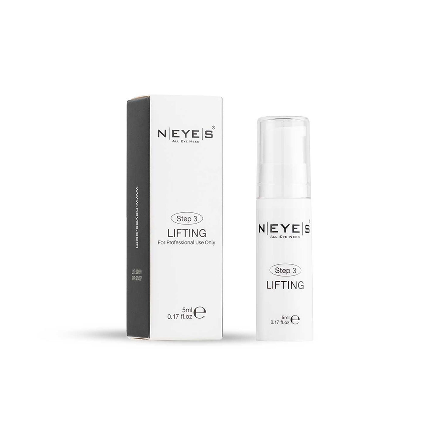 Professionelle Wimpern- und Augenbrauen-Lifting Lotion Classic in der 5ml Spenderflasche für das kosmetische Lash Lift.