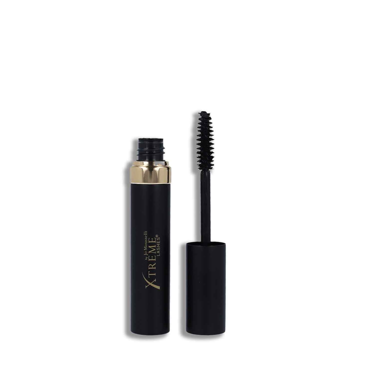 Schwarzes Wimpern-Set Für Ober- Und Unterlid – Inkl. Kleber