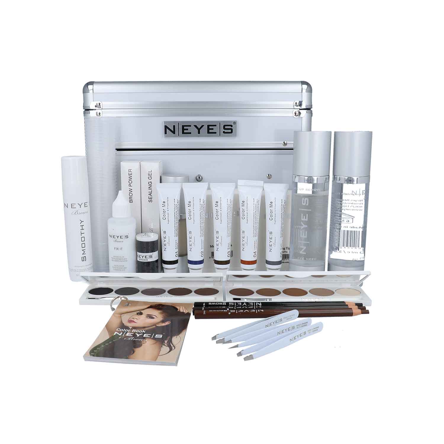 Starterkoffer für Brow Stylisten .Mit Farben Puder,Reiniger und allem was man für den Start als Brow Profi benötigt