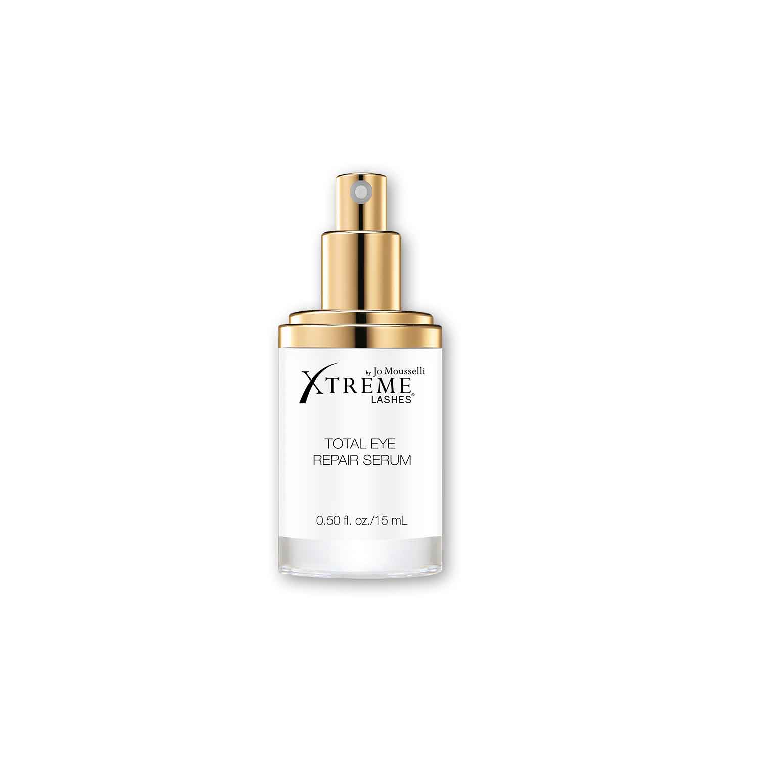 Augenserum Total Eye Repair offene Flasche. Mindert feine fältchen um die Augen. Die perfekte Augenpflege Xtreme Lashes