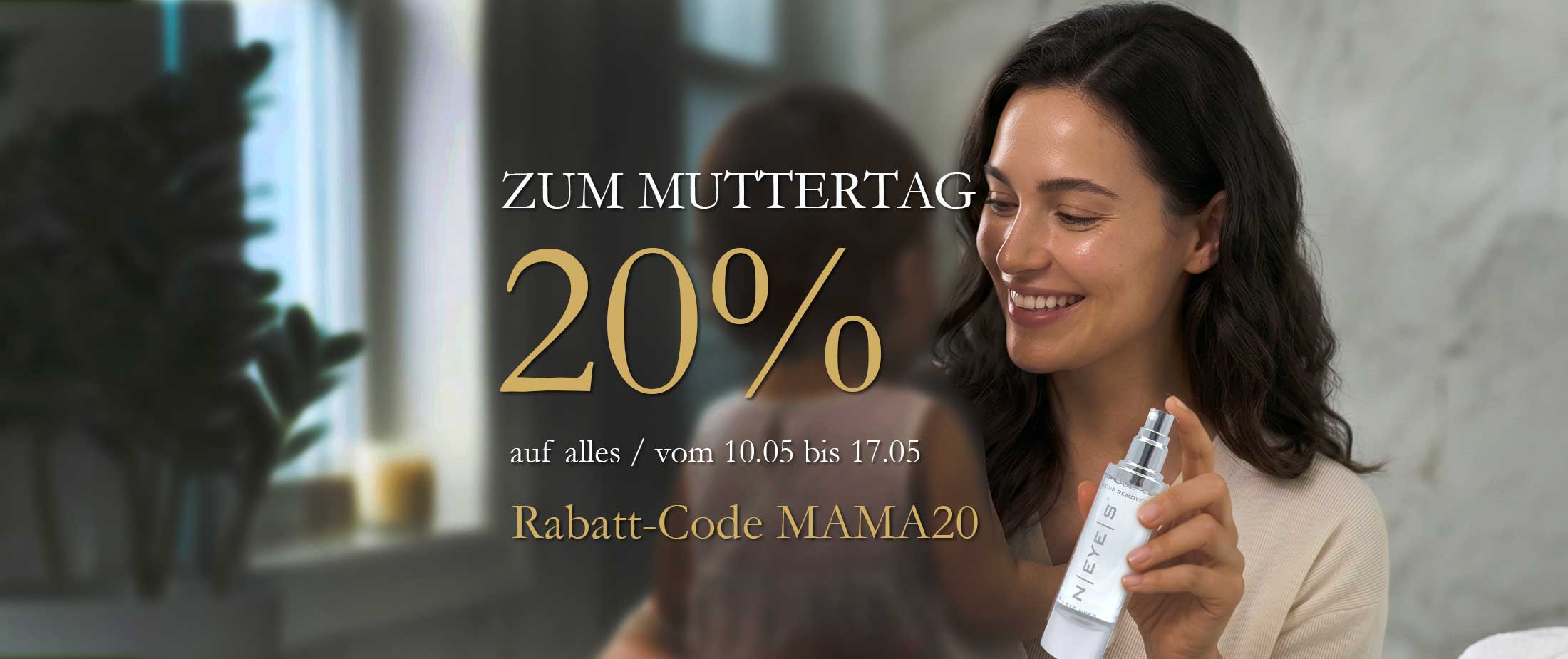 Alles liebe zum Muttertag als Dankeschön gibt es 20% Rabatt auf das gesamte Sortiment