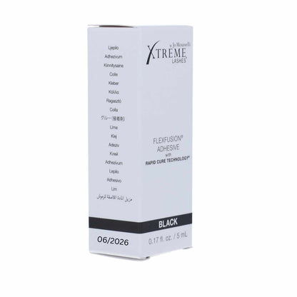 Sensitve Wimpern Kleber Flex Fusion Kartonage mit Inhaltstoffen Angaben