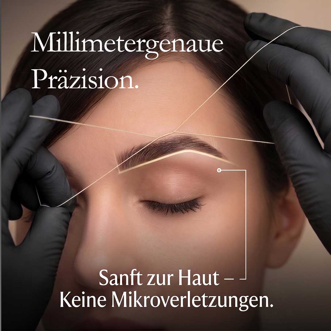 neyes-Augenbrauen-Faden Sanft zur Haut