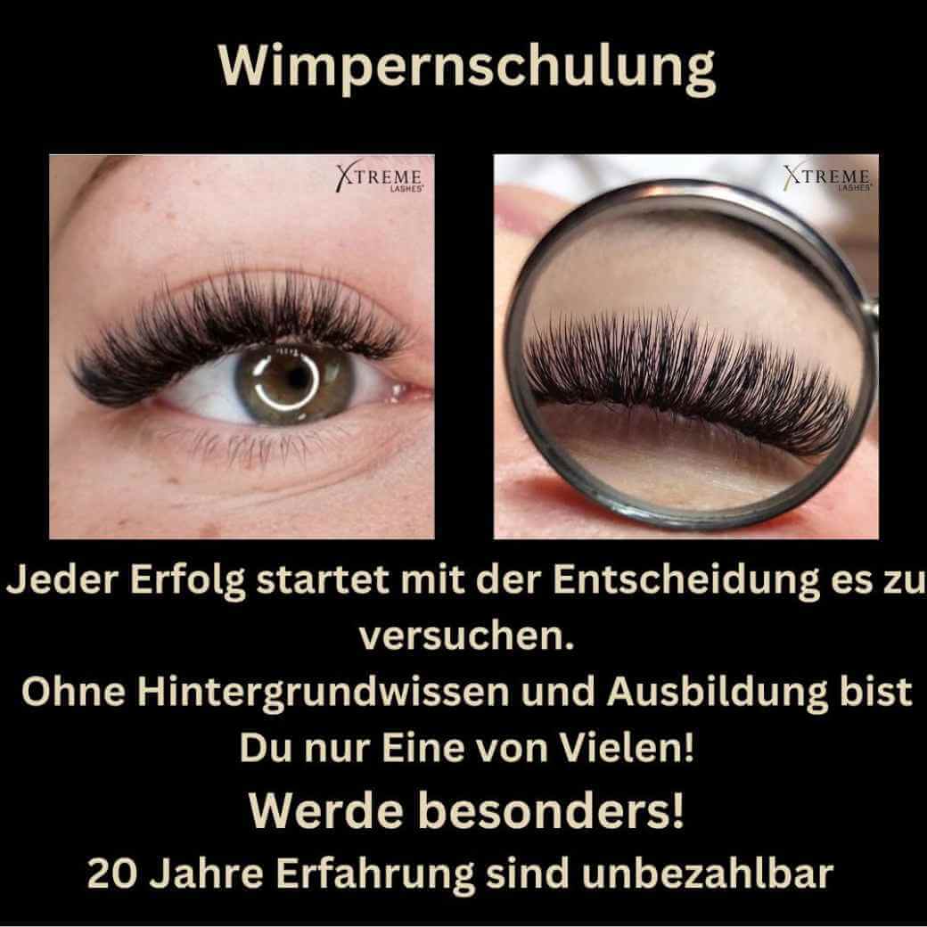 Masterschulung für Wimpernverlängerung mit treme Lashes 
