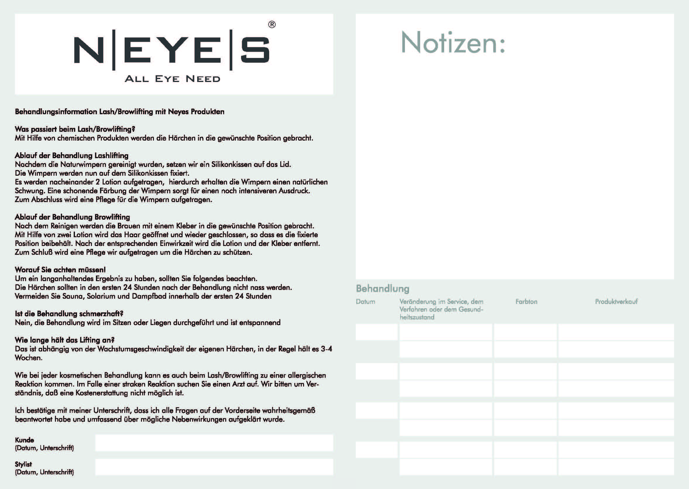 Kundendatenblatt Neyes 