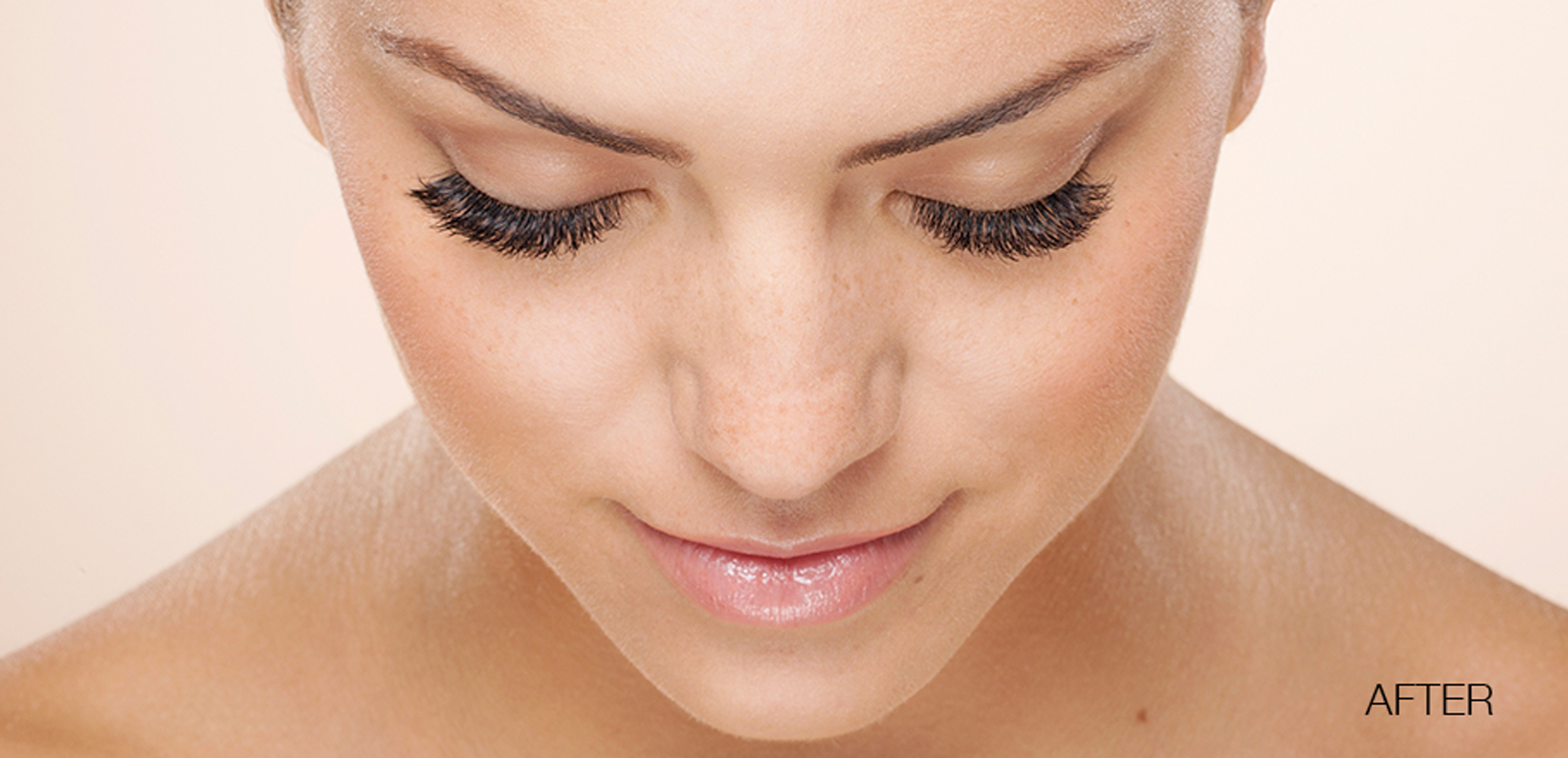 Volumenwimpern mit Xtreme Lashes - nachher